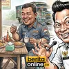 Mendagri Tito Karnavian Makan Liwet Bareng Sopir Truk Sebelum Antar 500 Ribu Genteng