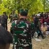 Ratusan Warga Kepung Lokasi Rencana Pembangunan Batalyon Yon TP di hutan Anrang, BPK dan Dandim Turun Langsung Cek Lahan