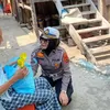 Satlantas Bulukumba Edukasi Warga dan Bagikan Sembako