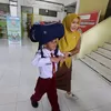 Edukasi dini, antusias murid ikuti simulasi gempa dan tsunami di Banda Aceh