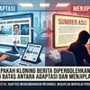 Apakah Kloning Berita Diperbolehkan? Ini Batas antara Adaptasi dan Menjiplak