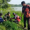 Telaga Mojorejo Makin Asri, Babinsa Bersama Komunitas dan Pelajar Gelar Aksi Penghijauan