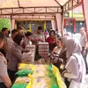 Bantu Warga di Tengah Dinamika Harga Pangan, Polres Blitar Kota Gelar Gerakan Pangan Murah