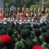 Prabowo: Pemerintah Akan Terus Berupaya Sejahterakan Prajurit