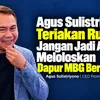 Mitra Dapur MBG Protes ke DPR, Agus Sulistriyono: Jangan Paksa BGN Meloloskan Semua