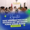 Kantor Pertanahan Kabupaten Serdang Bedagai Gelar Rapat Koordinasi Percepatan Sertipikasi Aset Barang Milik Daerah