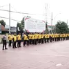 Awali Jumat dengan Semangat, Polres Majalengka Gelar Senam Bersama