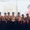salut! siswa /siswi MTs Pui Cikijing ikut dilantik Pramuka Garuda 