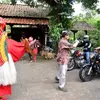 Dozens of motorbike lovers are attracted to Banyuwangi