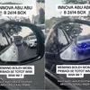 Viral Video Mobil Innova Plat Hitam Pakai Strobo dan Rotator Minta Jalan, Sampai Senggol Spion Pemobil Lain