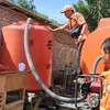 Atasi Kekeringan di Pakusari, BPBD dan PMI Jember Pasok 9.000 Liter Air Bersih