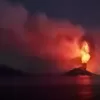 Heboh Beredar Video Gunung Anak Krakatau Erupsi Mengeluarkan Lava Pijar, Ternyata Cuma Editan AI? Begini Tanggapan Badan Geologi KESDM