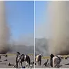 Ngeri! Kemunculan Pusaran Angin Mirip Puting Beliung di Laut Pasir Bromo Bikin Panik, BMKG Sebut Fenomena Itu Sebagai Dust Devil, Ini Penjelasannya