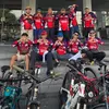 Meriahkan Fun Bike HUT Bhayangkara ke-80, Tim Gowes UDD PMI Jember Kompak Kampanyekan Hidup Sehat