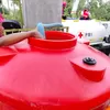 Kekeringan Meluas ke Kawasan Perkotaan PMI Jember Salurkan Bantuan Air Bersih dan Tandon di Antirogo