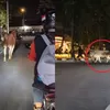 Seekor Sapi Kurban Ngamuk di Jalanan Klasis Klaten, Sempat Berlari Kecil hingga Diikuti Motor dari Belakang