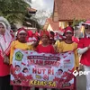 Tutup Bulan Kemerdekaan, MI Bojongsari Ciamis Gelar Karnaval dan Jalan Sehat