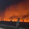 Kebakaran Lahan 20 Hektar di Desa Kujan Lamandau Merambat ke Kebun Warga