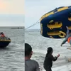 Viral Insiden Wahana Donat Boat di Pantai Ammani Sulsel, Wisatawan Melayang dan Terhempas saat Manuver