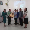 Dukung Program Pembinaan Kerohanian, Lapas Gunungsitoli Terima Bantuan Berupa Satu Unit Gitar