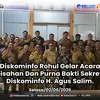 Penuh Haru Perpisahan Purna Bakti Sekretaris Diskominfo Rokan Hulu H. Agus Salim