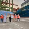 COSCO Sandar Perdana di Teluk Lamong, Perkuat Posisi Surabaya dalam Jaringan Logistik Global