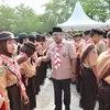 Bupati Anton Buka Bulan Bakti Pramuka 2026, dan Lepas 48 Kontingen  Rokan Hulu  Pada Kegiatan Jambore Nasional ke Cibubur
