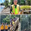 Penanganan Jalan Longsor Jembatan Susua di Kabupaten Nias Selatan, Sudah Bisa di lewati dengan Kapasitas Maksimal 5,Ton
