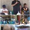 Bupati Nias Selatan Bersama Kadis PUPR Nias Selatan hadir meninjau Pematokan pembangunan Jembatan Hilizamurugo sungai Masio ,Lahusa