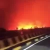 Bak Lautan Api, Karhutla Tumbang Nusa Kalteng Membara dan Ancam Jembatan Utama