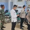 Kapolresta Sidoarjo Jenguk Santri Yang Dalam Perawatan Di Rumah Sakit 