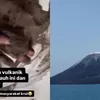 Viral Warga Lampung Dilanda Sesak Hujan Abu Imbas Erupsi Gunung Anak Krakatau