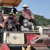 Polresta Sidoarjo Bersama Jajaran Polsek Taman  Panen Jagung 13 Ton Untuk Dukung Ketahanan Pangan