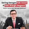 Garis Tegas Konstitusi: Yasonna Laoly Bedah Batas Tipis HAM dan Hak Warga Negara