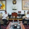 Perkuat Ekosistem Pendidikan, Menkeu Suahasil Nazara Terima Kunjungan Gubernur URI