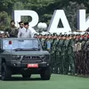Menkeu Suahasil Nazara Hadiri HUT ke-81 TNI, Tegaskan Komitmen Penguatan Pertahanan Nasional