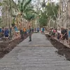 Tak Kenal Hari Libur, Satgas TMMD Selesaikan Jalan Demi Keselamatan Warga