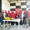 Srikandi Laskar Merah Putih (LMP) Macab Balikpapan gelar silahturahmi hangat menyambut HUT RI ke 81 Kobarkan Semangat dan Solidaritas. 