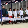 Ketua PKK Kota Pematangsiantar menghadiri dan meninjau Gebyar IVA Test Tahun 2026. 