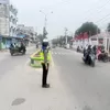 Tingkatkan Kelancaran Lalu Lintas, Sat Lantas Polres Tanjung Balai Gelar Gatur Pagi
