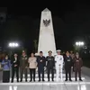 Polres Tanjung Balai Gelar Apel Kehormatan dan Renungan Suci Sambut HUT ke-81 RI di Taman Makam Pahlawan