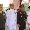 Kapolres Tanjung Balai Hadiri Upacara Penurunan Bendera HUT ke-81 RI