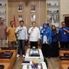 Wali Kota Pematangsiantar Menerima Audiensi Fakultas UMA di ruang kerjanya.