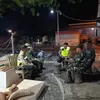 Patroli Malam Koramil 01 Wonogiri, Bersama Linmas dan Polsek Jaga Kondusivitas Kota
