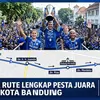 Ini Rute dan Jadwal Konvoi Persib Juara Liga 1 2026 Terbaru Hari Ini