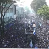 Konvoi Persib Juara Liga 1 2026: Ribuan Bobotoh Birukan Jalanan Kota Bandung