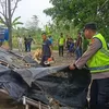 Usai Dikeluhkan Warga, Bangunan Diduga Arena Sabung Ayam di Comal Dibongkar Polisi