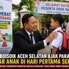 Kacabdisdik Aceh Selatan Ajak Para Ayah Antar Anak di Hari Pertama Sekolah, Perkuat Pendidikan Karakter
