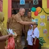 Hari Pertama MPLS, Wabup Aceh Besar Sambangi SD Blang Bintang