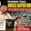 Prabowo Perintahkan Kades hingga Gubernur Awasi Dapur MBG, Siap Tindak Penyimpangan